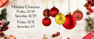 Holiday closures