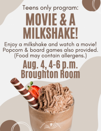 Milkshakes and a Movie