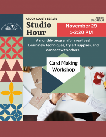 Studio Hour: Holiday Card Making Workshop