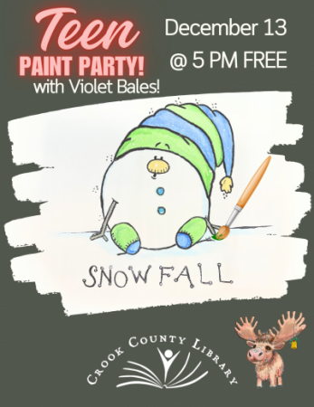 Teen Program: Teen Paint Party w/ Violet Bales