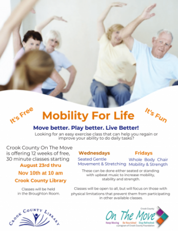 Adult Program: Mobility for Life