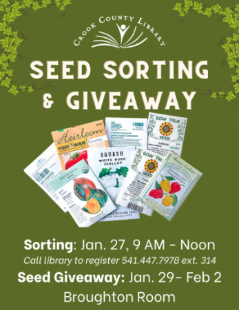 Seed Sorting & Giveaway