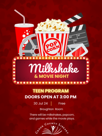 Teen Program: Movie & Milkshakes