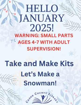 Kids Snowman Take & Make kits